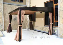 3*3.6 meter grace PC board canopy high quality durable garden gazebo outdoor tent sun shade pavilion furniture house