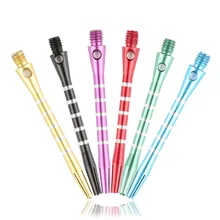 Быстро раскупаемый 1 шт. Портативный Прочный Средний метательные дротики стеблей Алюминий средней валы дротики harrows стеблей набрасывания колец для игры в дартс аксессуары