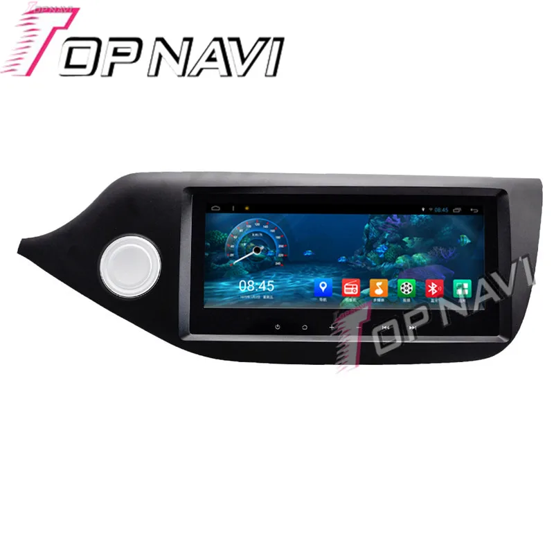 Topnavi 1024*600 четырехъядерный 8 &quotAndroid 6 0 Автомобильный GPS навигатор для KIA Ceed