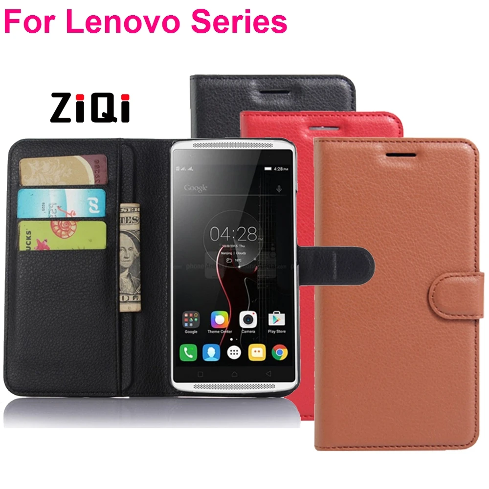 

Wallet PU Leather Case For Lenovo K3 K4 K5 K6 Note Cover For Lenovo Vibe X3 X2 A C2 Z2 P2 P1m Shot z90 Mini Pro Plus Shell