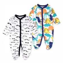 fashion 2Pcs/Lot newborn rompers long Sleeve spring baby boy clothes cotton O-Neck infant Jumpsuit 3-12M Cartoon kid clothing fashion 2Pcs/Lot newborn rompers long Sleeve spring baby boy clothes cotton O-Neck infant Jumpsuit 3-12M Cartoon kid clothing