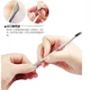 Cucharita extractora de cutícula de uñas, removedor acero inoxidable, accesorios para manicura y pedicura ► Foto 2/6