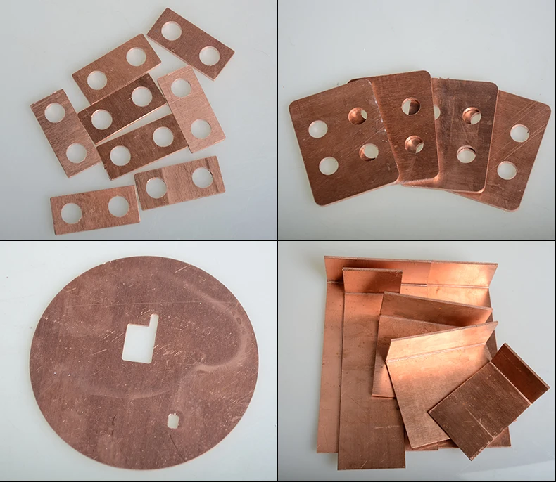 Медная пластина Cu лист C11000 ISO ETP CW004A E Cu58 Plate Pad Чистая медь планшеты DIY материал для