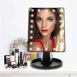 16/22 Bombillas Regulables Led Maquillaje Espejo Iluminado Tocador Cosméticos Herramientas de Belleza con Espejo de Aumento 10X Cuadrado / Redondo 16/22 Bombillas Regulables Led Maquillaje Espejo Iluminado Tocador Cosméticos Herramientas de Belleza con Espejo de Aumento 10X Cuadrado / Redondo