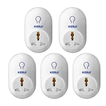 5pcc/лот Kerui S71 беспроводной Европа США Великобритания Австралия Стандартный Смарт-переключатель гнездо 433 МГц для домашней охранной сигнализации