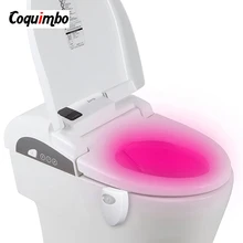 Подсветка для унитаза Горячие 16 цветов датчик движения тела датчик привело Туалет подсветкой для унитаз унитаза WC света с движения датчик