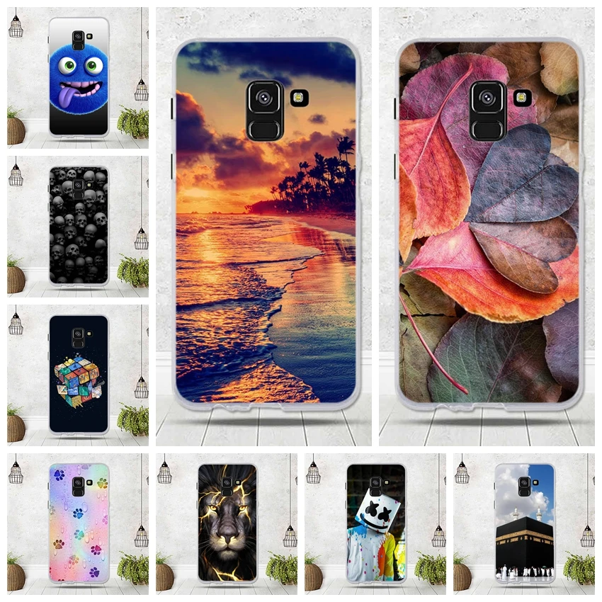 

For Funda Samsung Galaxy A8 2018 A530 Case Cover For Funda Samsung Galaxy A8 2018 Phone Case Silicone TPU Luxury Cute Back Coque