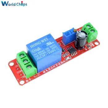 

DC 12V Timer Delay Relay Shield Module NE555 Timer Switch Adjustable Controller Module 0 to 10 Second 0~10S Car Oscillator