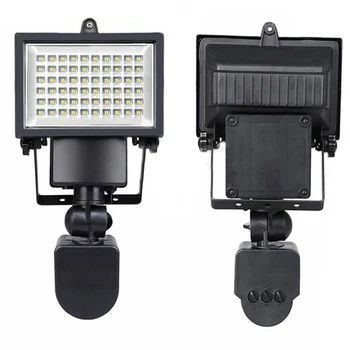 

DSHA SPOTLIGHT 60 LED SOLAR WHITE LIGHT lamp Spotlight Garden MOTION SENSOR