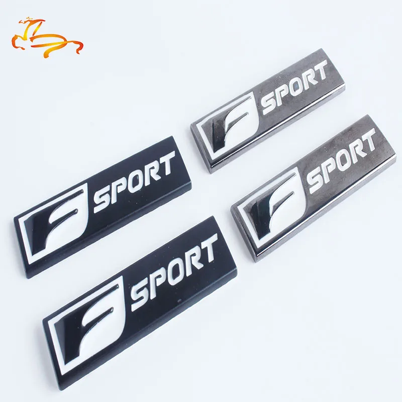2X 3D металлический F sport эмблемы Стикеры наклейка для Lexus Jeep BMW Ford Volvo Nissan Mazda Audi Honda