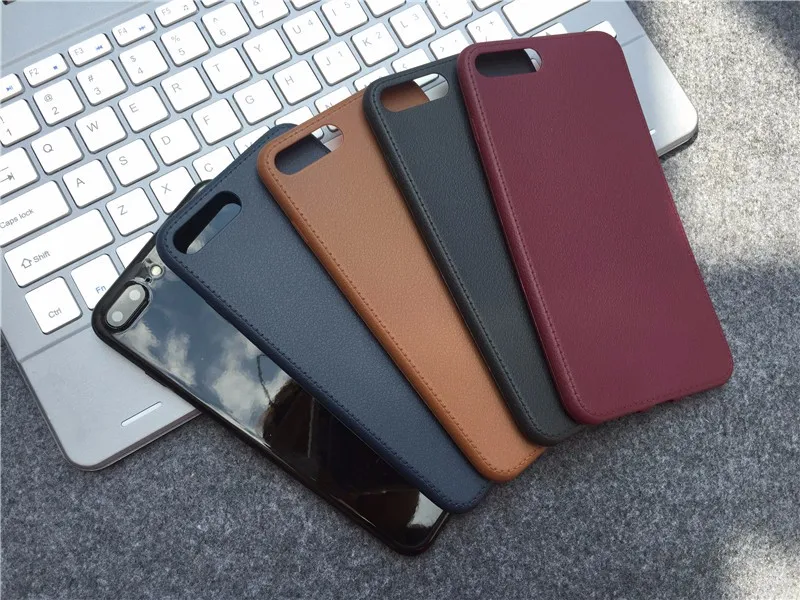 iphone 8 silicone case For iPhone 12 11 Pro Case Soft TPU Ultra Thin Leather Skin Case For iPhone 5S 6S 7 8 Plus Back Cover For iPhone X XR XS Max Case iphone 7 cover