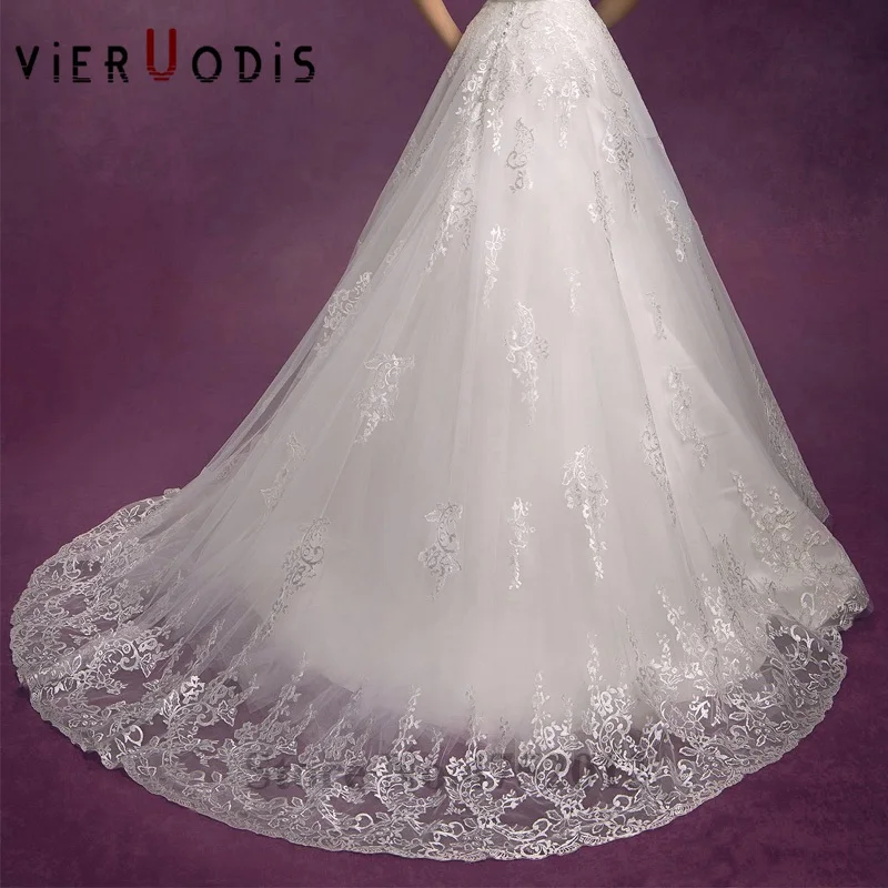 Vestido De Noiva 2019 свадебное платье трапециевидной формы без рукавов с кружевной