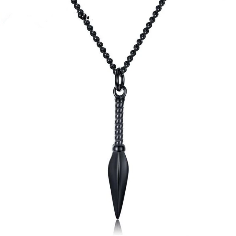 

DoreenBeads Necklace Pendant Men Fashion Jewelry Stainless Steel Ninja Weapons Men's Necklaces Pendants Chain Accessories Gift