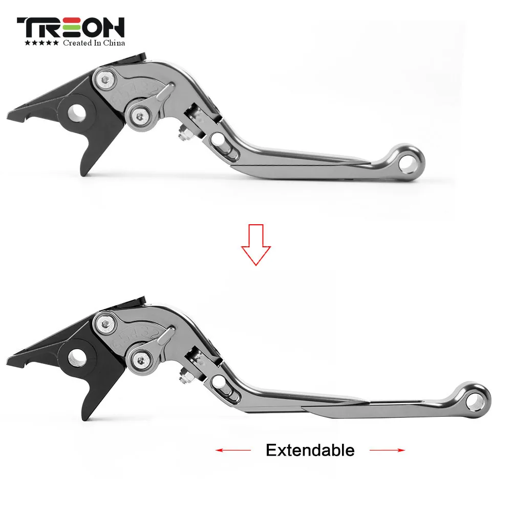 Аксессуары для мотоциклов ЧПУ Выдвижная сцепные рычаги один комплект для Kawasaki Z800 Z 800 2013- мотоциклетные ручки декоративных