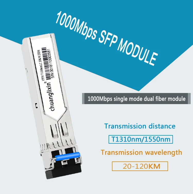 1,25 г 20-120 км LC dual Волокна модуля sfp 1310nm модуля SFP LC переключатель совместимый трансивер SFP 1 пара