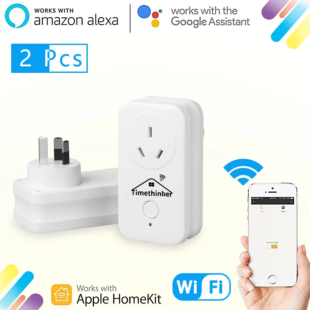 Timethinker WiFi умная розетка Eye4smart приложение для Apple Homekit ALexa Google Home Siri голосовые модули дистанционного управления таймером