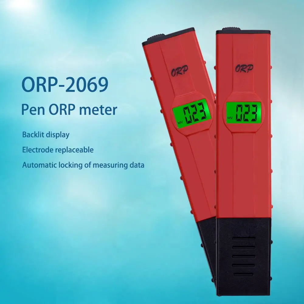 Горячая Портативный Карманный ORP измерительный прибор большой Экран с Подсветка
