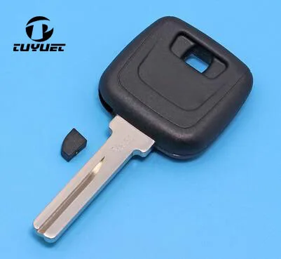 10PCS/ 20PCS Transponder Key Shell For Volvo S80 XC90 With Middle Groove On Blade Replacement Car Key Blanks Case