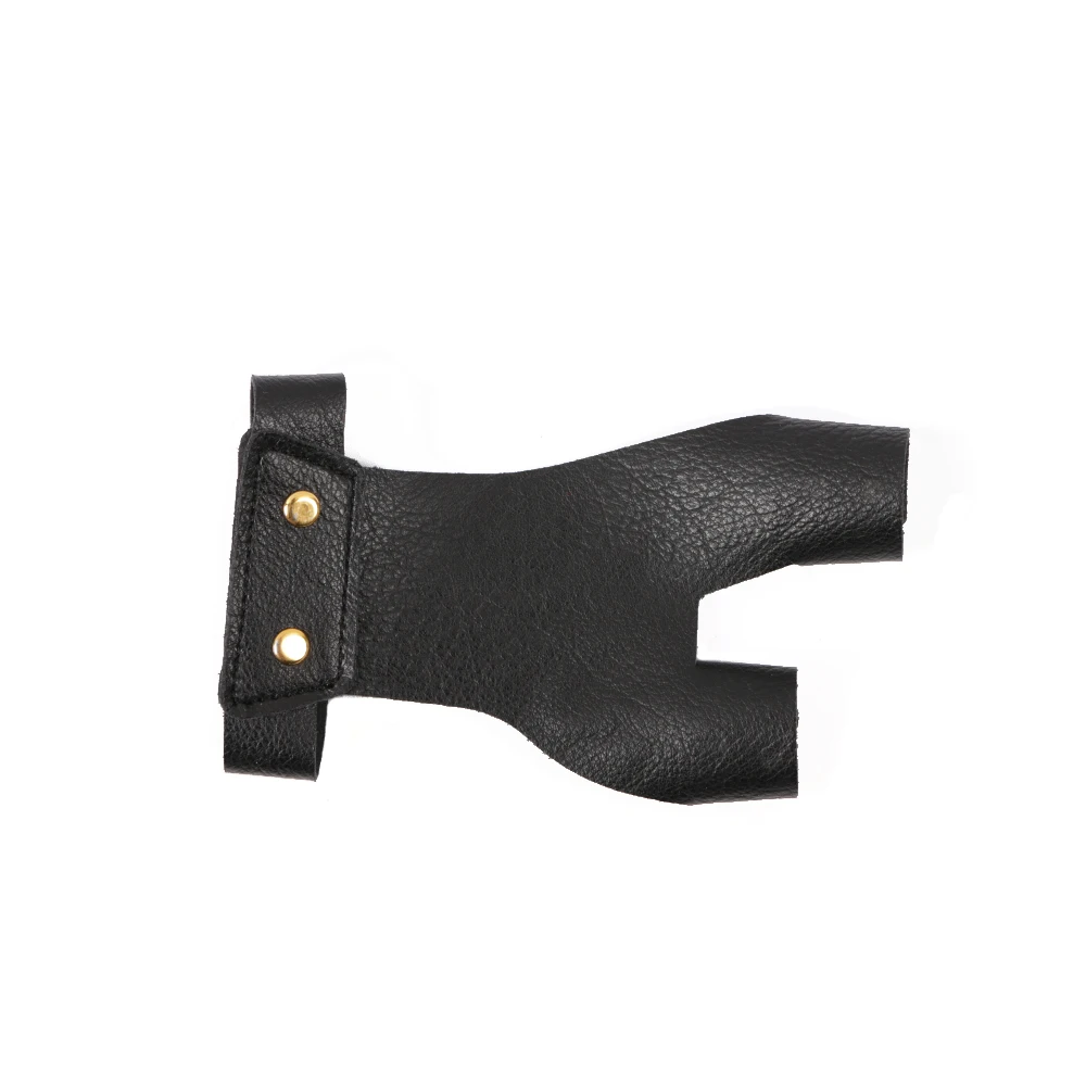 

Huntingdoor Archery Black Hand Guard/Protector PU Glove Leather For Left Hand Arrow and Bow Hunting ShootingOutdoor Sports