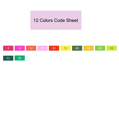 TouchFive 12/24/36/48/60/80/168 Цвета маркер для рисования ручка на спиртовой основе маркер двойной головой советы для рисования манги маркер для белой доски - Цвет: 12 Colors