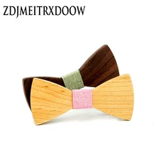 Модные Детские Формальные деревянный галстук-бабочка малыш Классическая геометрические Bowties Красочные бабочки Свадебная вечеринка галстук бабочка для питомца Галстуки для смокинга