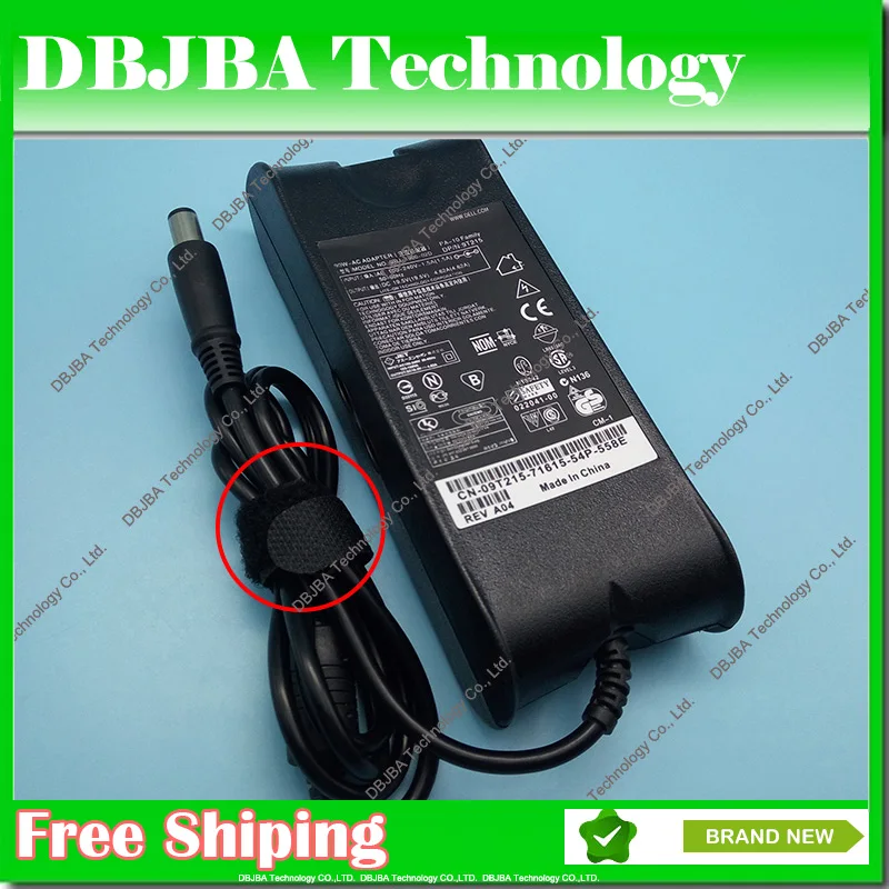 Image For DELL 7.4*5.0mm 90W 19.5V 4.62A AC Power Adapter PA 10 Laptop AC Power Adapter Charger DELL Inspiron