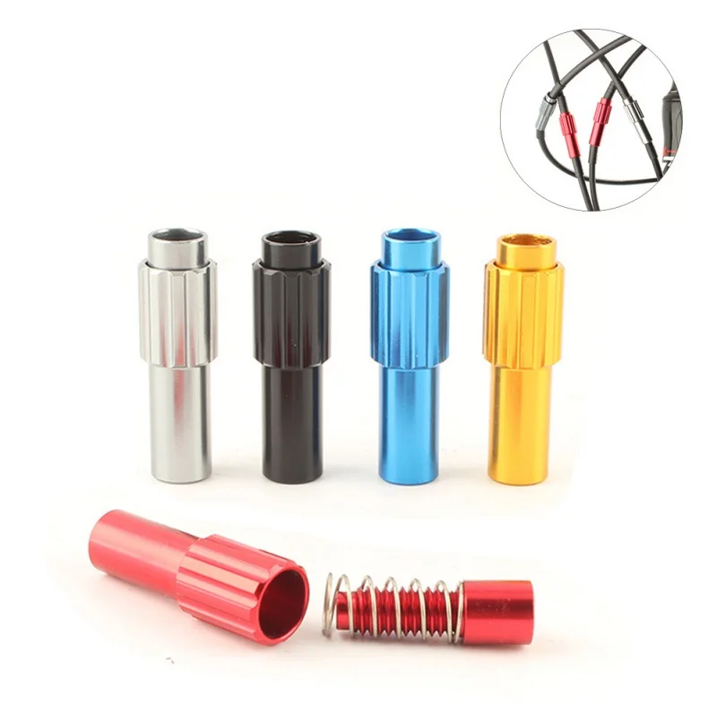 

mtb bicycle brake cable gear shift connector line regulator adjust housing brake fine adjustment screw