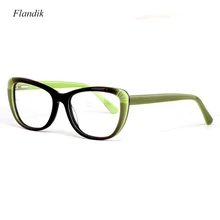 Ацетатные оптические прозрачные линзы женские очки новые модные новые близорукость очки для чтения оправа вечерние привлекательная отделка очки