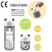 Мини Ультрафиолетовый озоновый стерилизатор, портативный стерилизатор для детских бутылочек, дезинфицирующее средство для путешествий, для бутылочки, соска, игрушка, вилка, Прямая поставка