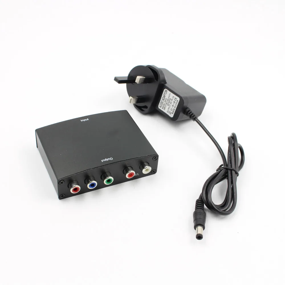 4K HDMI к 5RCA RGB компонент YPbPr видео+ R/L аудио адаптер конвертер для HD tv DVD P.25