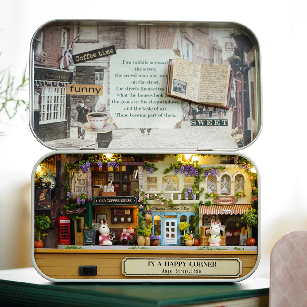 Handmade Furniture Doll House DIY Miniature Doll House 3D Wooden Dollhouse Miniatures Kit Assembled Toys Christmas Birthday Gift Handmade Furniture Doll House DIY Miniature Doll House 3D Wooden Dollhouse Miniatures Kit Assembled Toys Christmas Birthday Gift