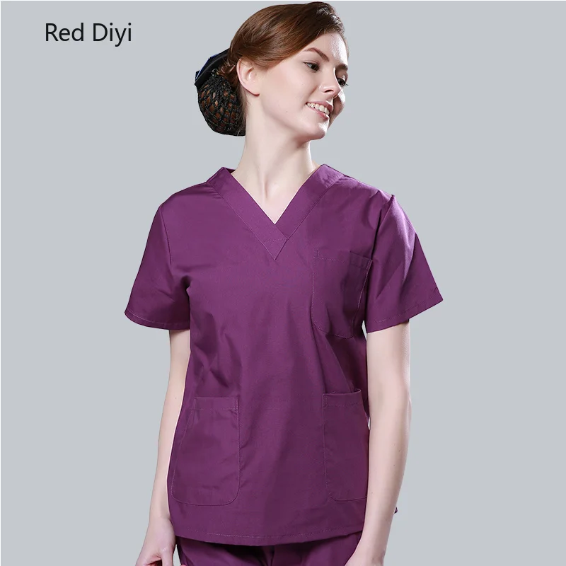 Медицинский костюм из хлопка, униформа для кормления, больничный хирургический халат, Женская медицинская Клиническая Униформа медперсонала, костюм