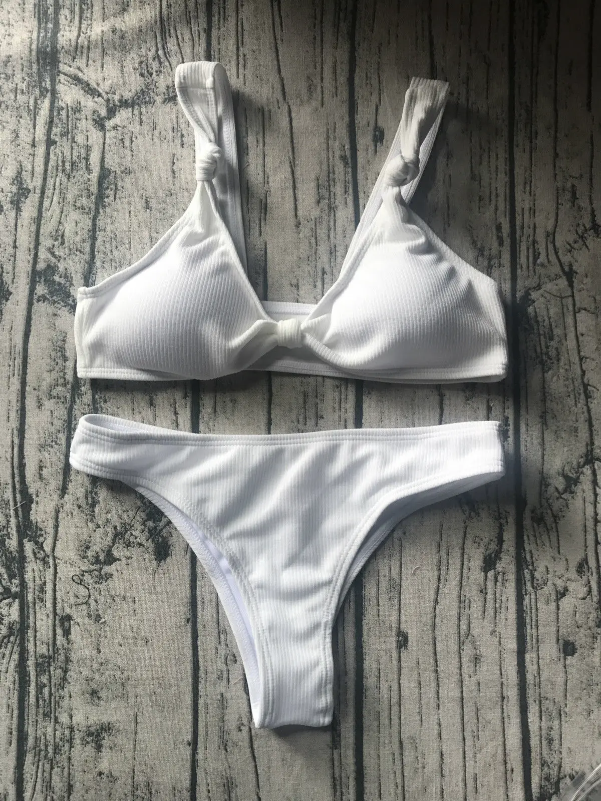 2017 женский летний комплект бикини с бантом и пуш ап пляжная одежда купальник