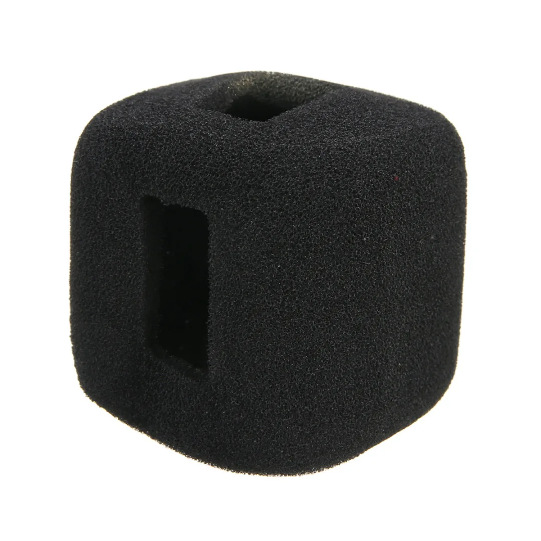 1pc Black Camera Windproof Wind Foam Noise Reduction Sponge Cover Suitable For Gopro Hero Session 5/4 Session