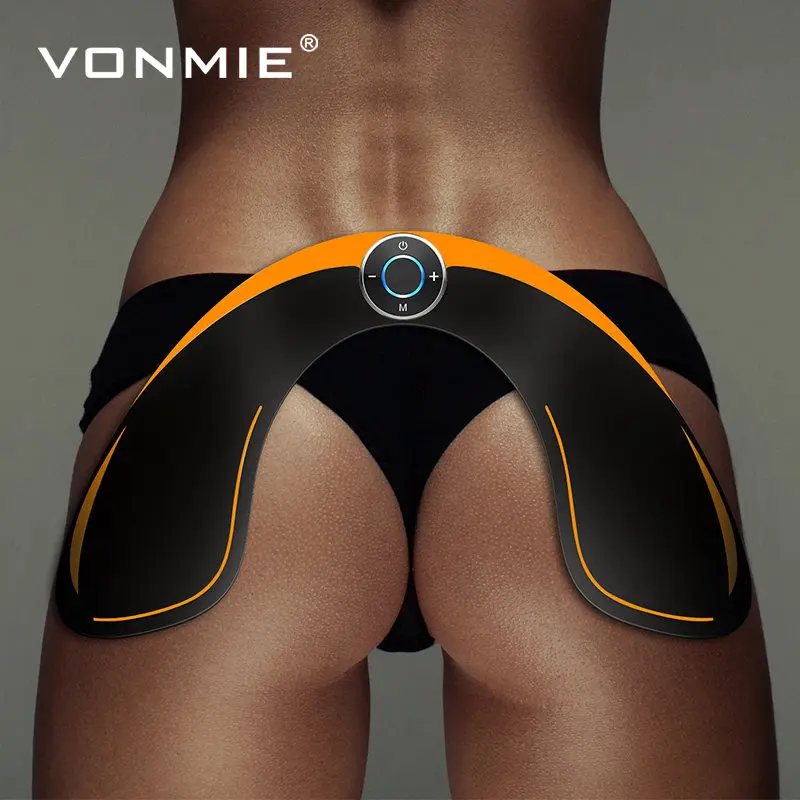 VONMIE EMS тренажер для бедер электрический стимулятор мышц ABS Смарт фитнес ягодицы для похудения тренажер Tens машина USB перезаряжаемая