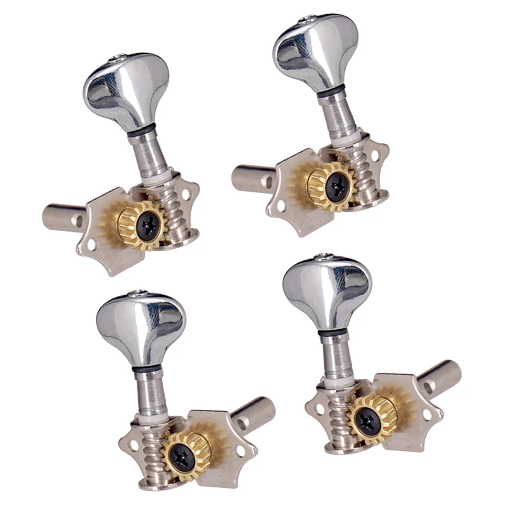 4pcs Ukulele Tuning Pegs 2L 2R Metal Machine Heads Tuners for Ukulele Parts & Accessories
