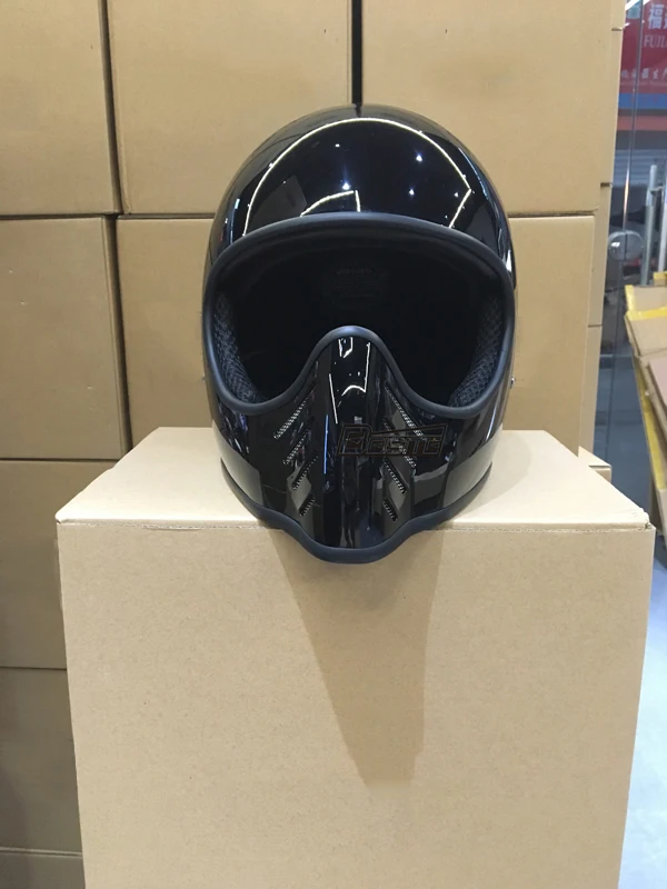 Токийский стиль мотоциклетный шлем Чоппер стиль ретро мотоциклетный шлем винтажный шлем призрак всадник шлем