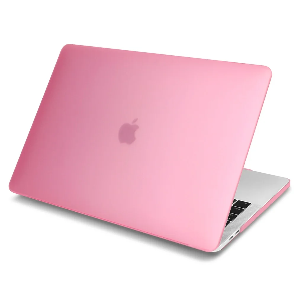 Сумка для ноутбука для нового Macbook Air 13 Чехол PC чехол для MacBook air 1" 13 дюймов retina дисплей A1932 матовый чехол - Цвет: Matte Pink