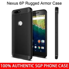 Aliantech Huawei Nexus 6P Case Original SGP Rugged Armor SGP11797 Soft TPU Drop Resistance Back Cover Case for Google Nexus 6P