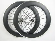 23 мм Ширина сплава тормозной поверхности углерода клинчера колеса алюминий 80 мм велосипед колесной бесплатная покраска