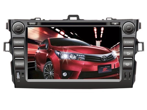 Android 6 0 quad core android car dvd Fit for toyota corolla 2011 big usb front