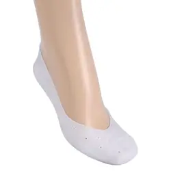 Бренд 1 пара Тонкий силиконовый увлажняющий гель пятки носки, как потрескавшейся кожи ног Уход протектор Ноги массажер для ног боли