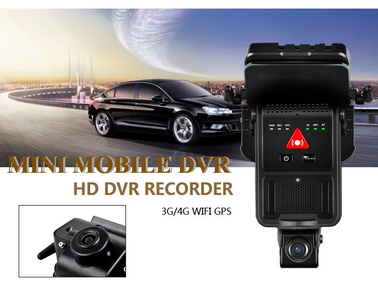 BK6 модульная Разделение Тип мобильный 3G 4 г WI-FI DVR Мини Модульная миллионов HD Мобильный видеорегистратор для вождения автомобиля видео