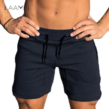 Laamei мужские удобные шорты брюки на шнурке классные Короткие штаны Фитнес Горячая Распродажа шорты и брюки Быстросохнущий качественный багажник