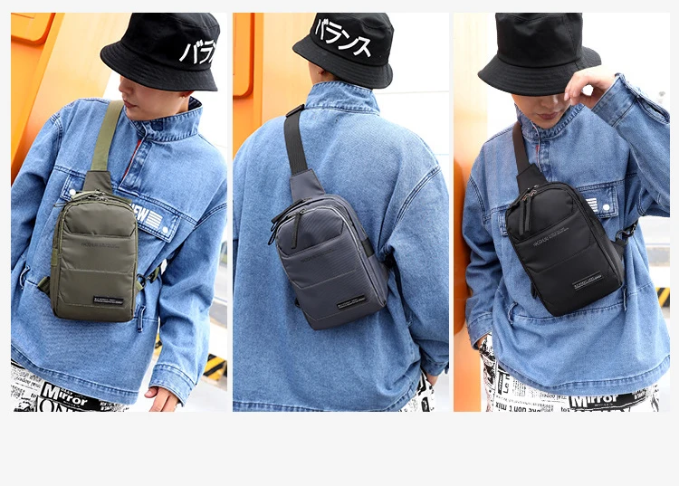 Военный мужской рюкзак, сумки через плечо, рюкзак для путешествий, Модный повседневный высококачественный нейлоновый нагрудный рюкзак