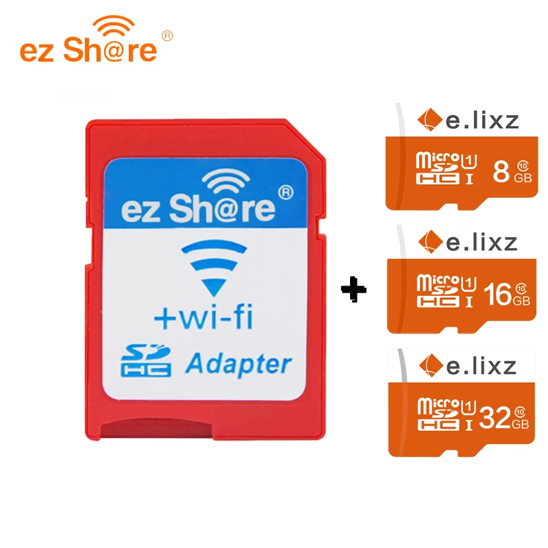 Free shipping ez Share Micro SD Adapter Wifi Wireless 8G 16G 32G Class