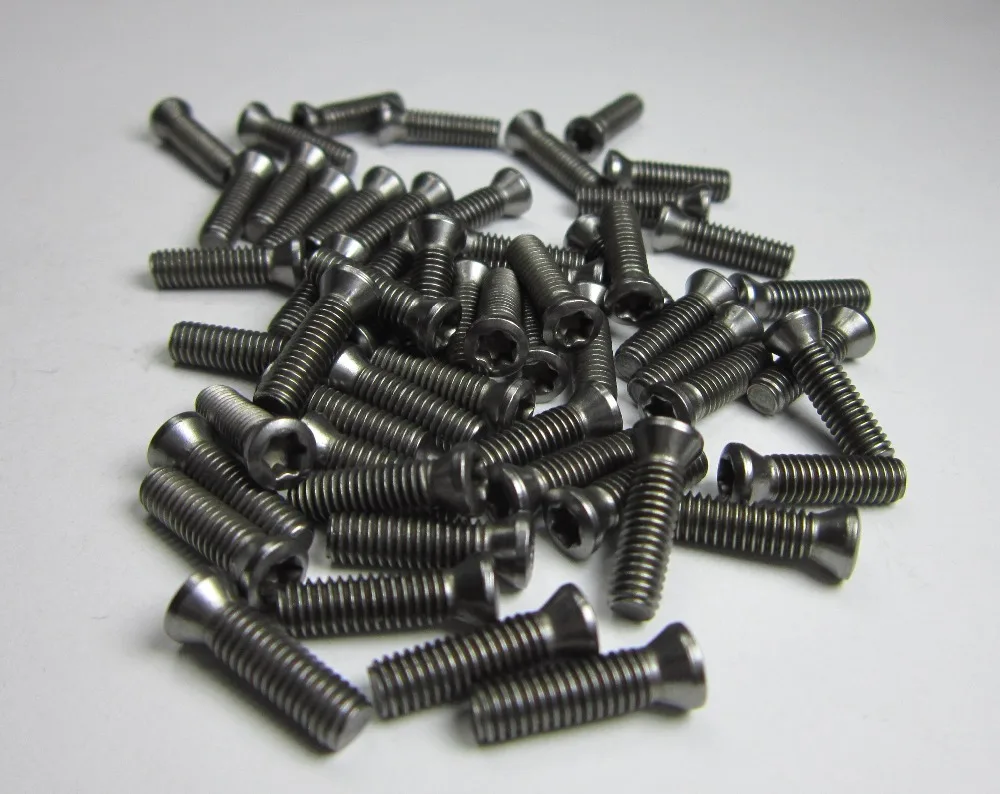 20pcs M4*15mm Insert Hexagon Torx Screws for Replaces Carbide Inserts