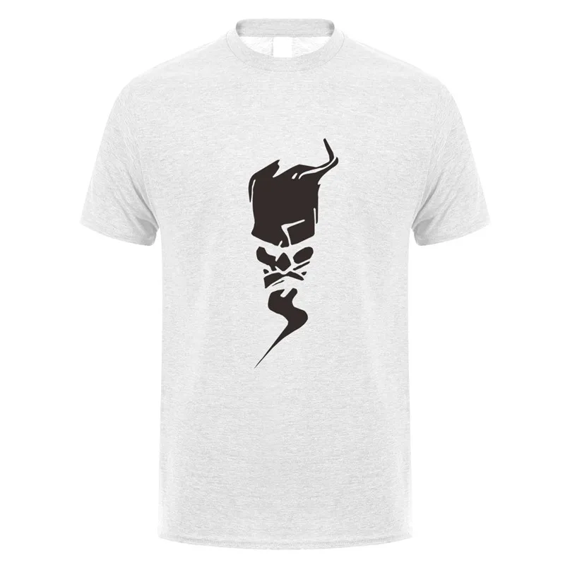 Волшебник Thunderdome футболка футболки мужские новые летние модные с коротким рукавом Хлопок o-образным вырезом Футболка DS-030 - Цвет: ash grey