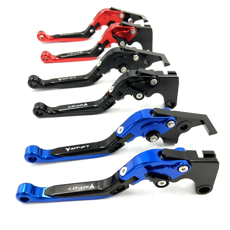 MT-07 MT07 MT 07 Motorcycle CNC Adjustable Foldable Extendable Brakes Clutch Levers For Yamaha MT-07 MT07 MT 07 2014-2017 Levers (2)