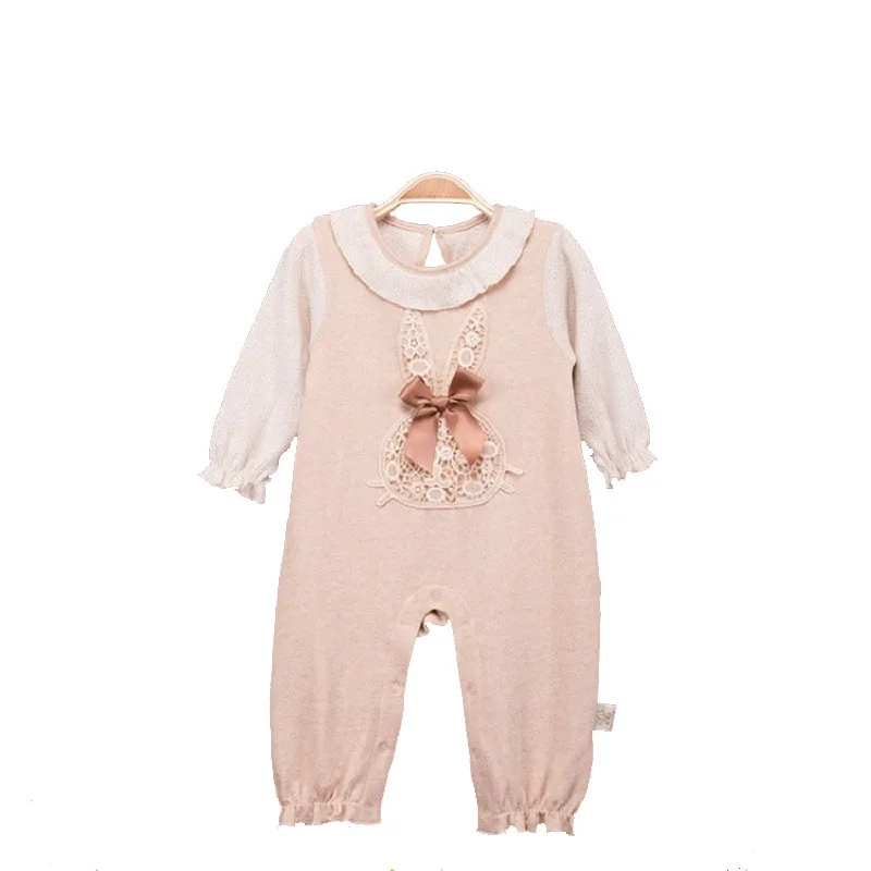 

Newborn Baby Girl Organic Cotton Rompers Suit Clothes Infant Toddler Girls Long Sleeve One-piece Cute Jumpsuit Rompers outfits